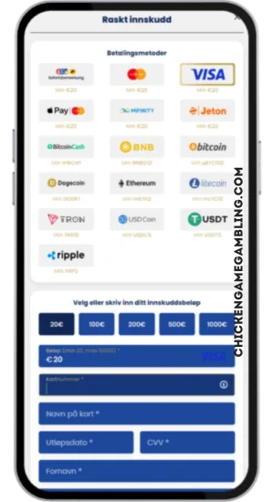 Indbetalingsbonus i casino