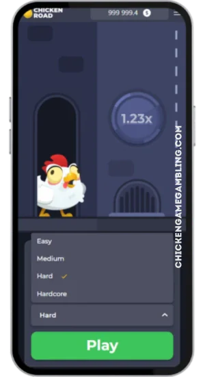 Svårighetsnivå i Chicken Road